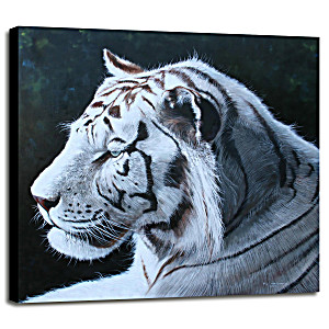 image of Portrait of a Prince-pipmcg85241 Print 16\X16.25\ By Pip Mcgarry In a Canvas Stretched On 3 / 4\ Bars