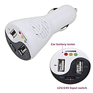 image of Taichi Rapid 2-usb Auto Car Charger Power For Kids Nabi 2 Nabi2-nv7a Nabi2-nva