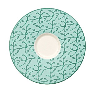 image of Villeroy & Boch Caffe Club Floral Peppermint Coffee Saucer 17CM, Green