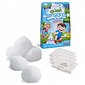 image of Snoball Glibbi Sztuczny śnieg, Zabawka Do Kąpieli, Simba, 3+