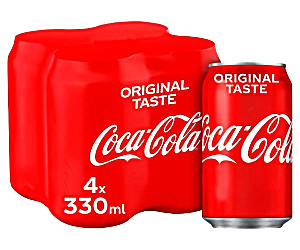 Напиток безалкогольный coca-cola жб 4x0.33л (5449000009272)