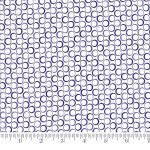 image of Moda Rainy Day Puddles Pouring Purple Quilting Fabric