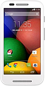 image of Motorola Moto E Dual Sim - 4GB, 1GB Ram, 3G + Wifi, White