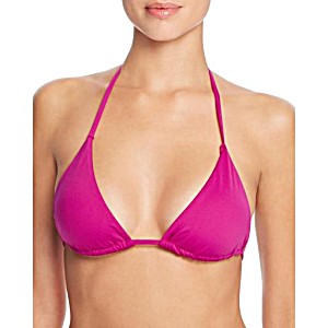 image of Becca Womens Solid Halter Swim Top Separates