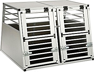 image of Ferplast Atlas Car Aluminium L Trasportino Dauto Per Cani 92 X 81 X H 66 CM
