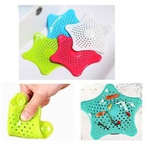 image of 4 Stck Silikon Abflusssieb Dusche Kche Sple Badewanne Haarsieb