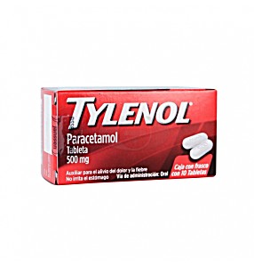 image of Analgsico Tylenol 500 MG 10 Tabletas Johnson & Johnson