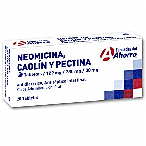 image of Marca Del Ahorro Neomicina / Caolin / Pectina 20tabletas