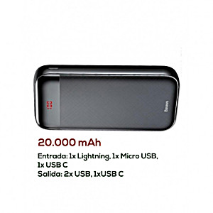 image of Baseus Mini Cu 20000mah Black