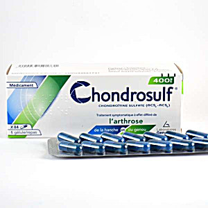 image of Chondrosulf 400 Mg (chondroitine Sulfate Sodique) 1 Boite De 84, Gelules