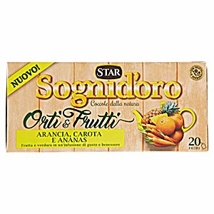 image of Sognid'oro Orti & Frutti Arancia, Carota E Ananas 20 X 2, 5 G