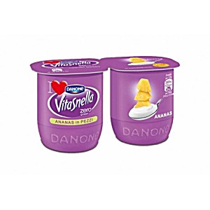 Danone vitasnella cremoso pezzi-frag (2x 125g) (8001630002893)