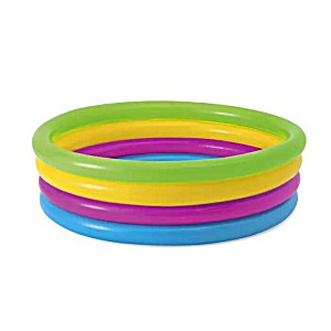 image of Piscina Insufl�vel Rainbow (157X46CM) - Bestway