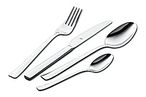 image of BSF Besteck, 'Cult - Edelstahl 18 / 10 Mattiert' Dinner Cutlery Set, 30 PCS