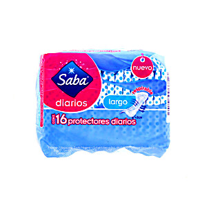 image of Panty Prot Saba Diarios Lgo C / 16