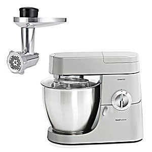 image of Kenwood KMM770GL + At950 Chef Premier Machina Pfannen Und Fleischwolf