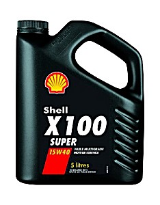 image of Huile Shell X100 15W40 5 Litres