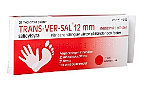 image of Trans-ver-sal 12 MM, Medicinskt Plster 15 % 20 St
