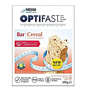 image of Optifast VLCD Bars Cereal 65G 6 Pack
