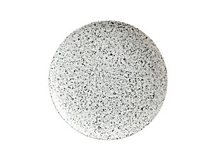 image of Maxwell & Williams Caviar Speckle Coupe Plate 20CM