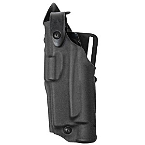 image of Safariland Als Level Iii Duty Holster Finish: STX Tactical Black Gun Fit: Glock 17 With Iti M3 (4.5 BBL) Hand: Left Opt