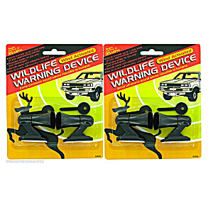 image of 2 Packs of Deer Whistles 4 PCS Wildlife Warning Devices Animal Alert Car Safety