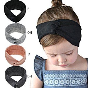 image of Baby Cute Girls Cross Design Headband Headwear