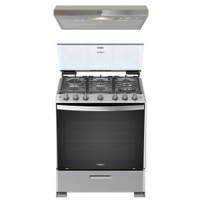 image of Estufa Whirlpool De Piso 30 Pulgadas Gris WFR5000D
