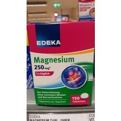 image of Edeka Magnesium Tabletten 250MG 150ST