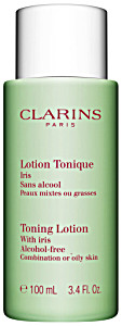 image of Gesichtsreinigung Von Clarins - Lotion Tonique Sans Alcool Iris Peaux Mixtes Ou Grasses 100 ml