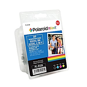 image of Polaroid HP 923XL Remanufactured Inkjet Cartridge Black / Cyan / Magenta / Yellow (4 Pack) C2p42ae-comp PL