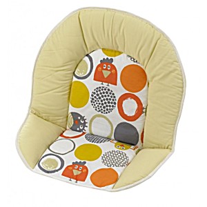 Upc Puericulture Reducteur Tissus Pour Chaise Haute Bebe Geuther Gris Orange Oiseau