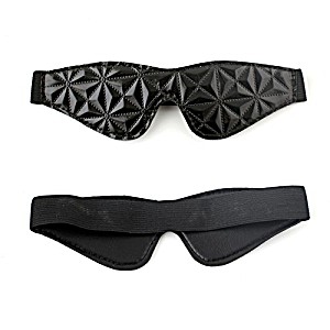 image of Black Fantasy Diamond Pattern S&M Blindfold Eye Mask Bondage Sex Aids