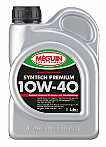 image of Meguin 4339 Megol Motorenoel Syntech Premium Sae 10W-40, 1 Liter