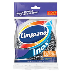 Esponja de aчo limppano 1 un. (7896021623679)