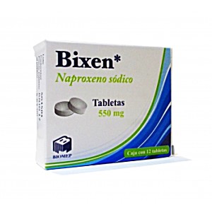image of Bixen (naproxeno Sdico) 12 Tabs 550MG