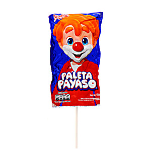 image of Paleta Payaso Con Chocolate Y Gomas