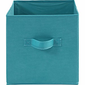 image of Mainstays Collapsible Aqua Ocean Storage Bin
