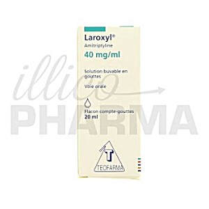 image of Laroxyl 40 Mg / Ml (chlorhydrate D'amitriptyline) 1 Flacon De 20 Ml Avec Compte-gouttes, Solution Buvable