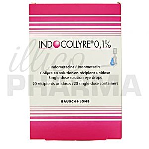 image of Indocollyre 0,1% Collyre Unidos 20unid / 0,35ML