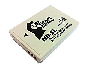 image of Upstart Battery Canon Ixus 950 Battery - Replacement For Canon NB-5L Digital Camera Battery (1200mah, 3.7V, Lithium-ion)
