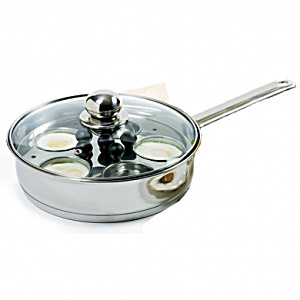 image of Norpro Stainless Steel 25CM Egg Poacher Skillet Set