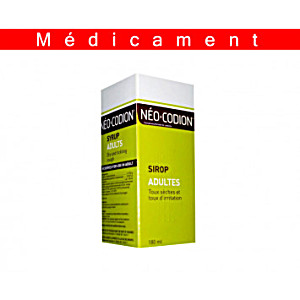 image of Neo-codion Adulte (camphosulfonate De Codeine) 1 Flacon De 180 Ml, Sirop