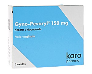 image of Gyno Pevaryl 150 Mg (nitrate D'econazole) 1 Boite De 3, Ovules