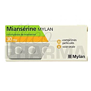 image of Mianserine Mylan 30 Mg 1 Boite De 30, Comprimes Pellicules