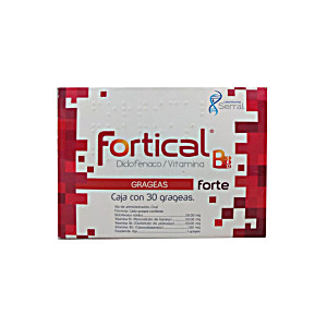 image of Fortical Forte (diclofenac / B-complex) C / 30 Caplets