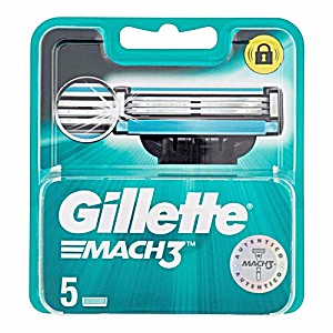 Gillette mach-3 blades 5's c&c pack 14x4 x5 's (7702018882281)