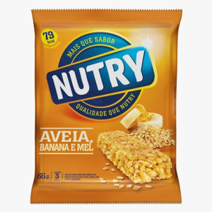 image of Barra Cereal Nutry 66G Aveia Banana Mel