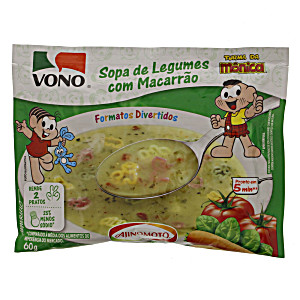 Sopa Vono Turma Monica 60g Legumes (7891132007325)