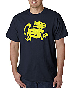 image of Trendy Usa 812 - Unisex T-shirt Legends Hidden Temple Lotht [red Jaguars] 2XL Navy